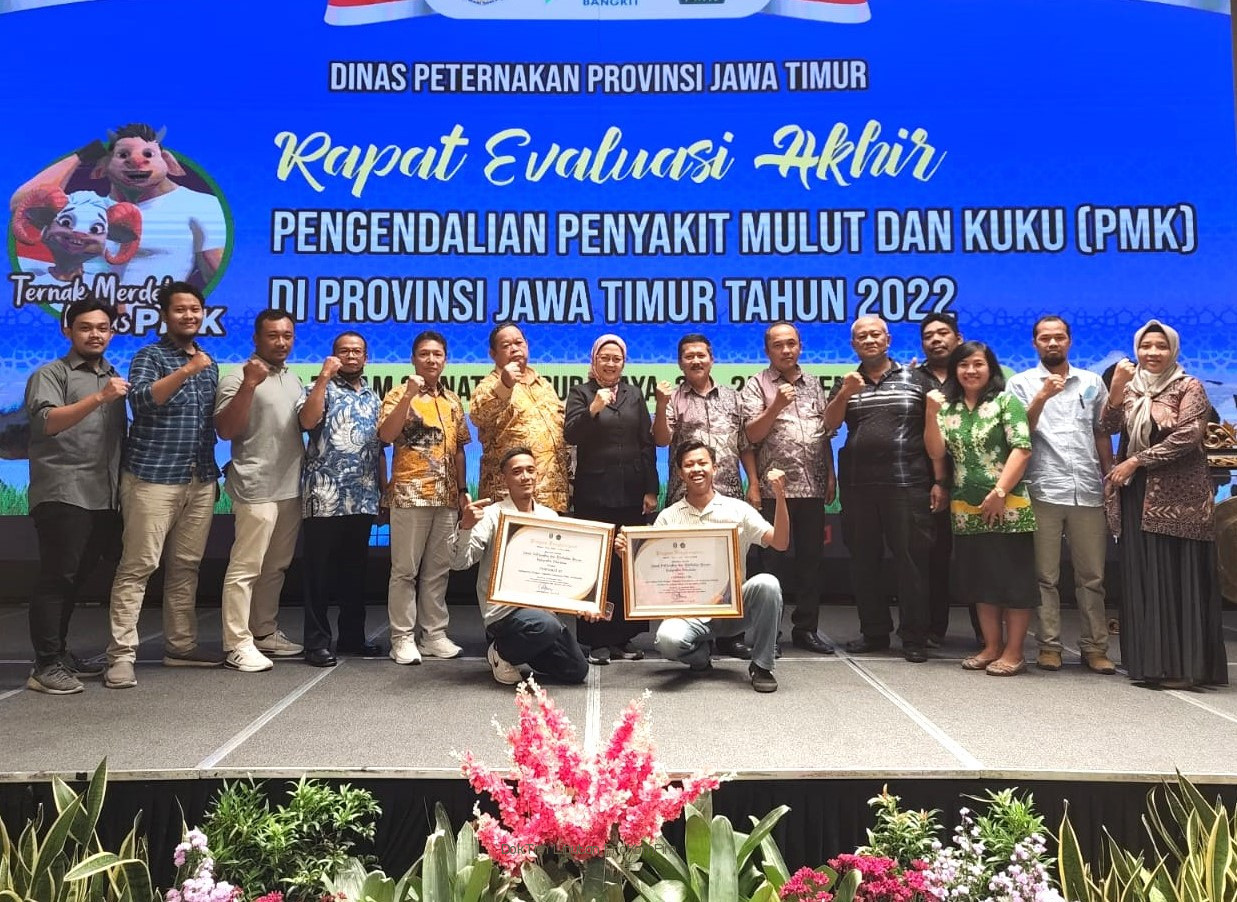 Kabupaten Pasuruan Raih Dua Penghargaan Dalam Penanganan PMK 
