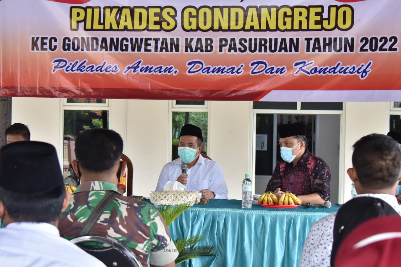 Sidak Pilkades, Wakil Bupati Pasuruan, Gus Mujib Imron Minta Warga Jaga Kerukunan 