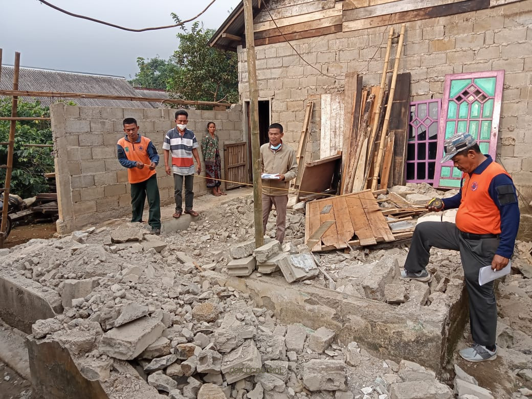 Total 54 Rumah Warga di 4 Kecamatan Yang Terdampak Gempa Blitar 