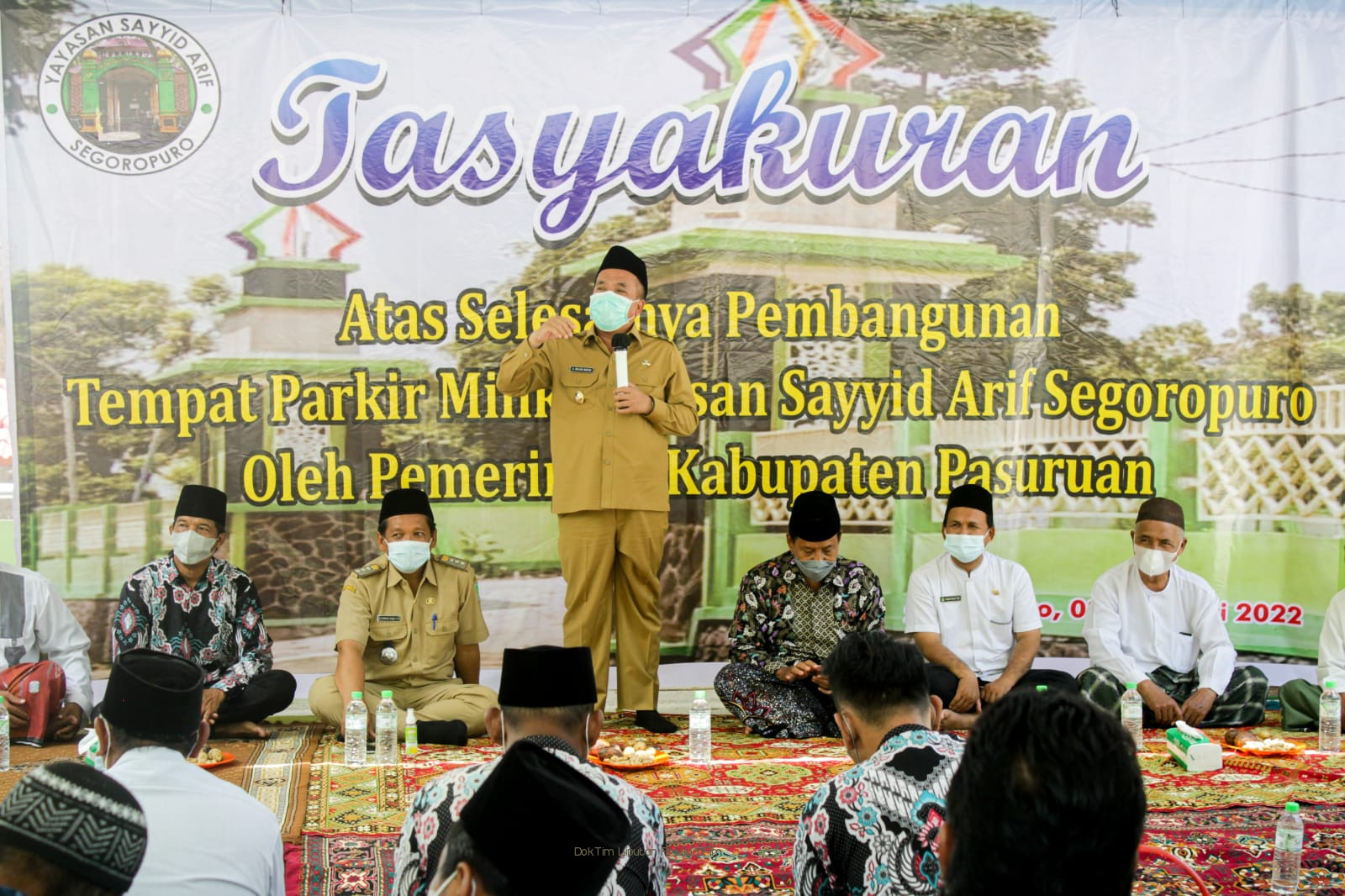 Permudah Akses Para Peziarah, Wakil Bupati Resmikan Fasilitas Lahan Parkir Makam Mbah Sayyid Arif Segoropuro