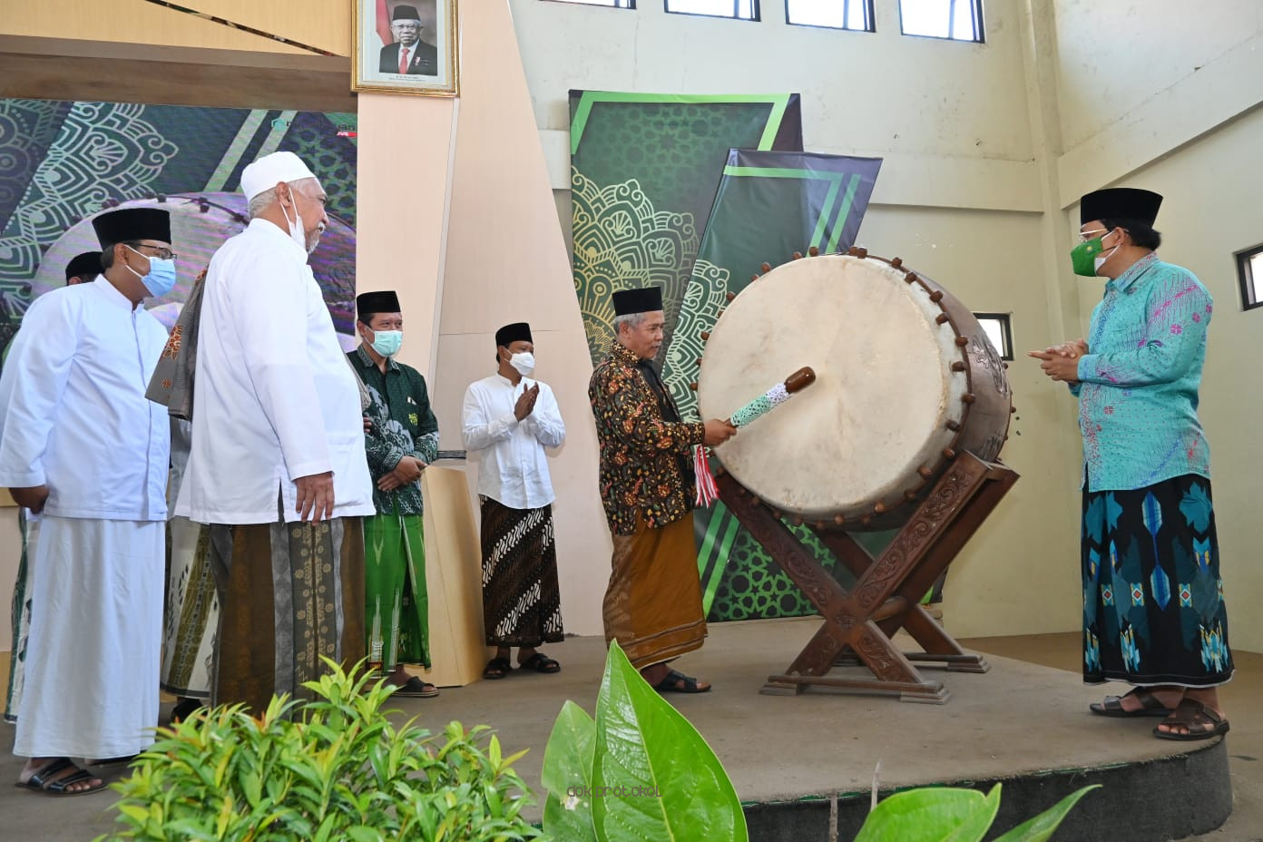 Ketua PWNU Jatim, KH Marzuki Mustamar Buka Konfercab NU Kabupaten Pasuruan 2021