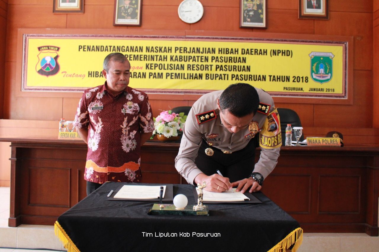 Pemkab Pasuruan Siapkan Rp 6,410 Milyar untuk Pengamanan Pilkada Serentak di Kabupaten Pasuruan