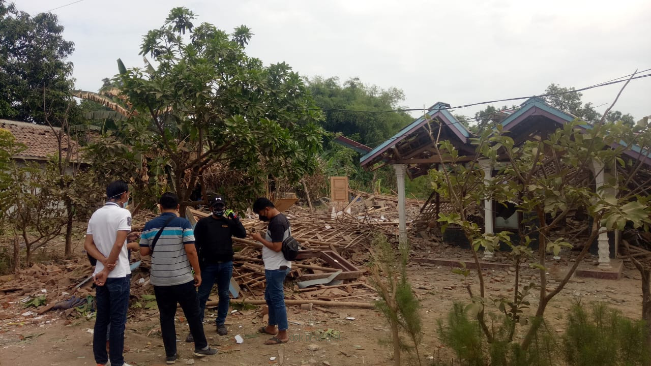 2 Rumah Warga Kecamatan Gondangwetan Meledak. 2 Orang Meninggal Dunia 