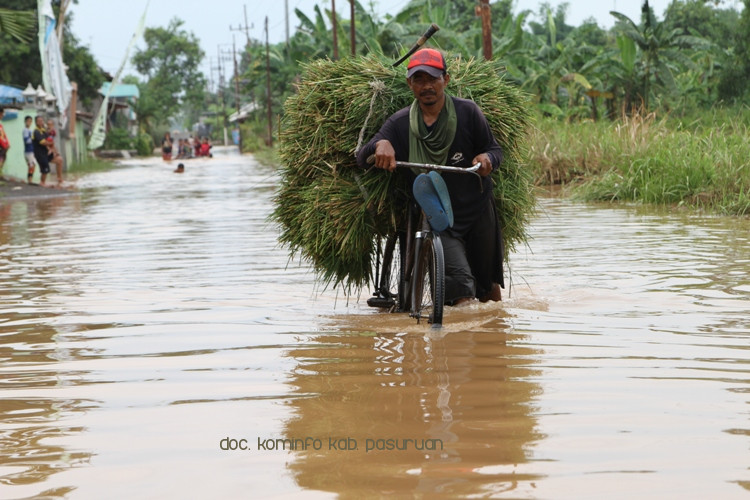 18 Desa di 4 Kecamatan, Terendam Banjir. Pemkab Pasuruan Bangun Dapur Umum