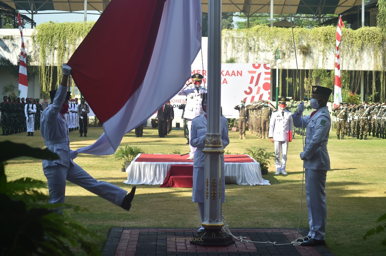 76 Tahun Indonesia Merdeka, Bupati Irsyad Yusuf Berpesan 4 Hal Penting