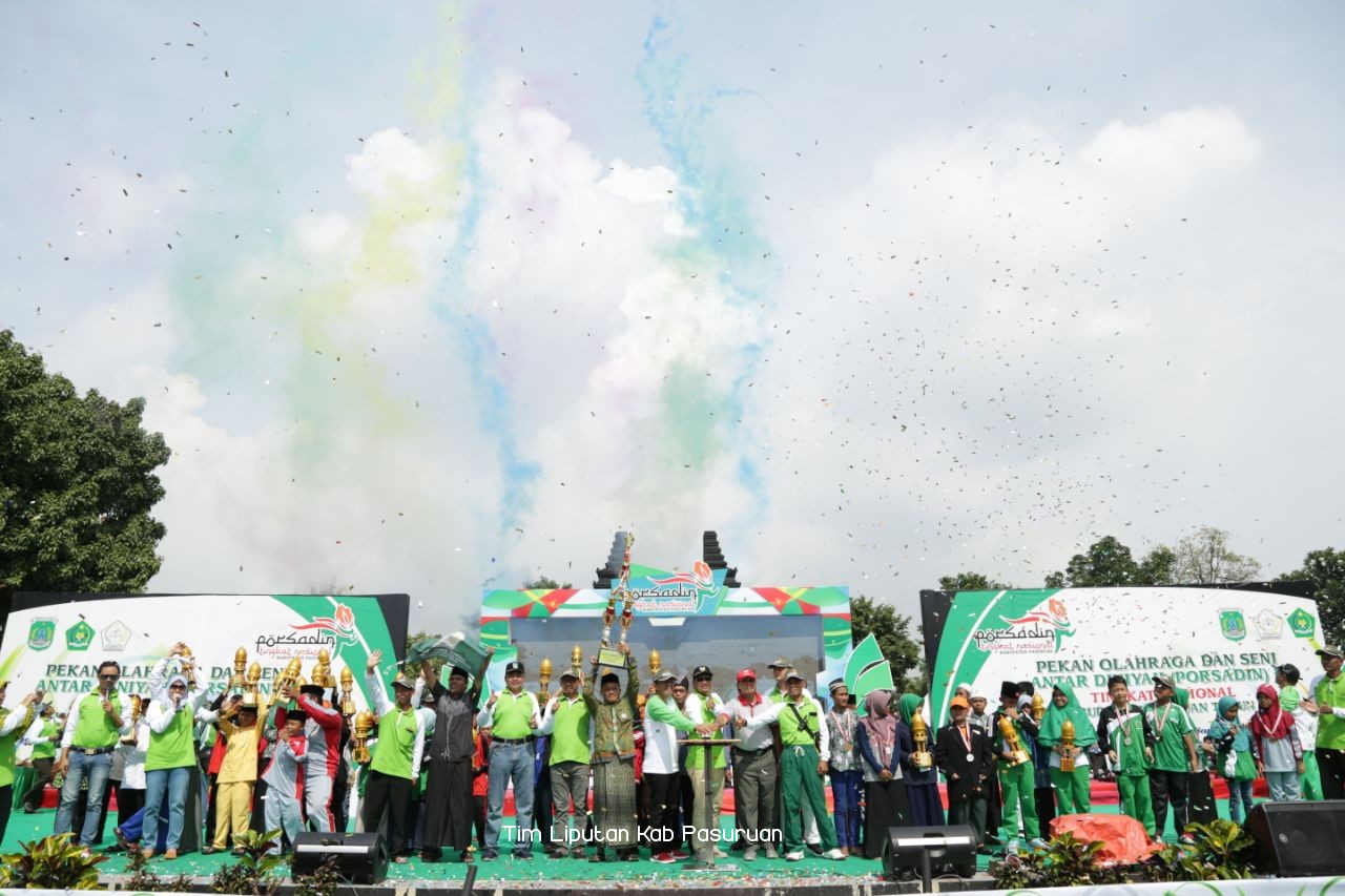 Jawa Timur Juara Umum PORSADIN III tahun 2017