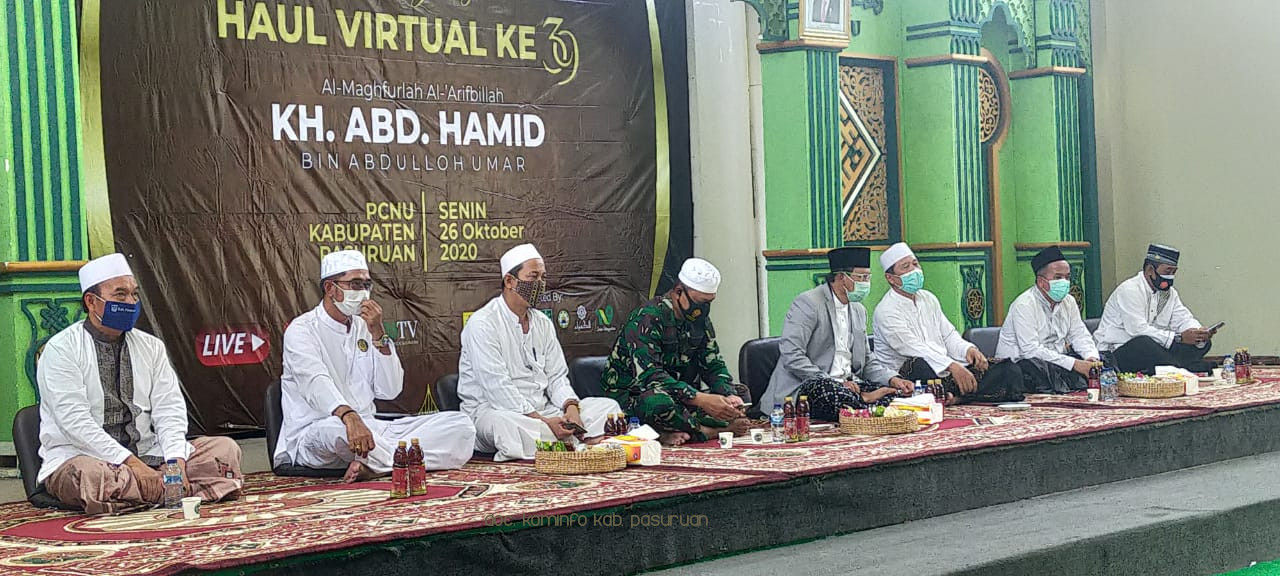 Meski Digelar Virtual, Haul KH Abdul Hamid ke 39 Dipadati Ribuan Jamaah