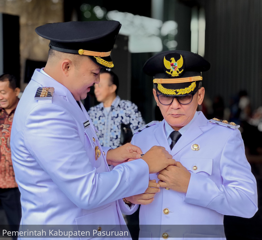 HM Rusdi Sutejo - HM Shobih Asrori Resmi Dilantik Sebagai Bupati dan Wakil Bupati Pasuruan 2025-2030