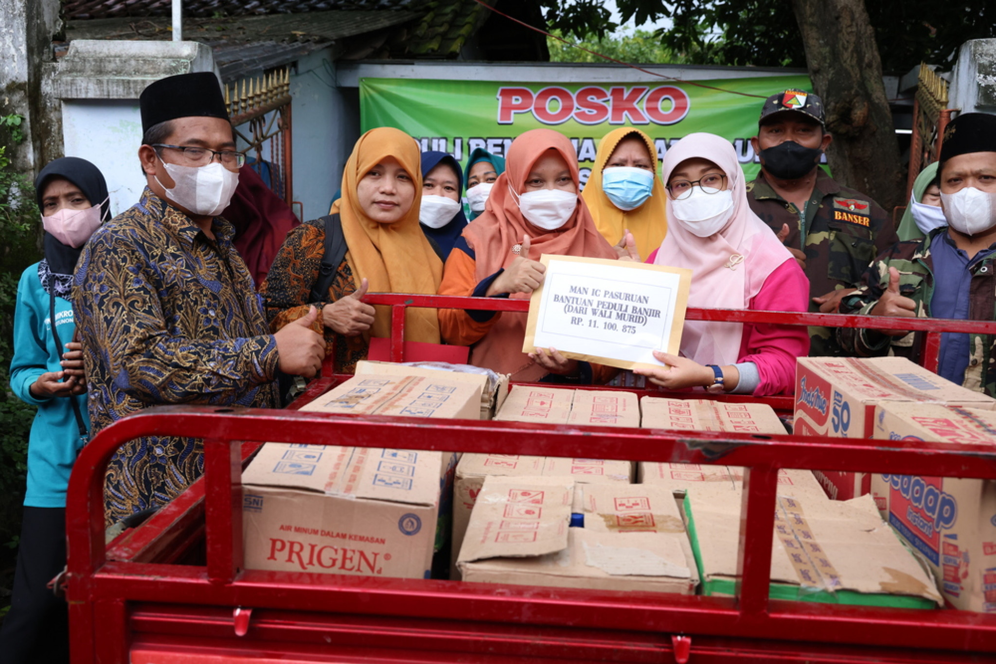 Sampul untuk Bantuan korban Banjir di Rejoso