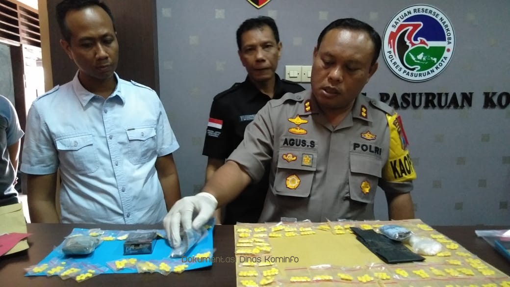 Polres Pasuruan Kota Tangkap Belasan Pelaku Pengedar Narkoba