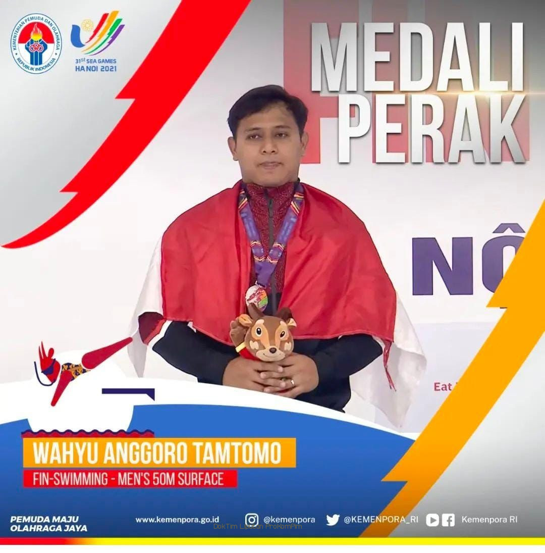 Wahyu Anggoro, Atlet Selam Kabupaten Pasuruan Raih Perak di SEA GAMES Vietnam