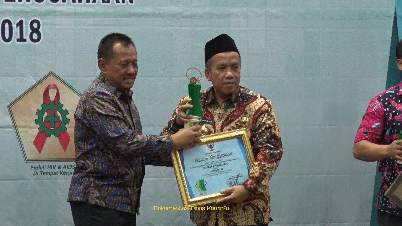 Pemkab Pasuruan Kembali Terima Penghargaan dari Gubernur Jatim