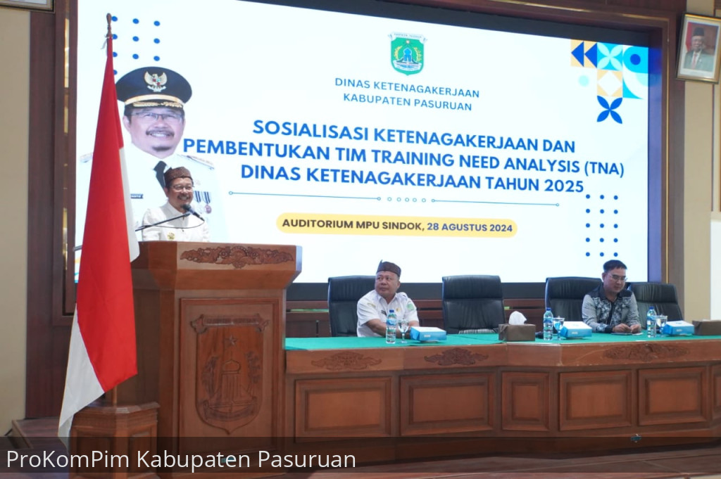 Atasi Problematika Ketenagakerjaan, Pemkab Pasuruan Gelar Sosialisasi dan Pembentukan Tim Training Need Analysis
