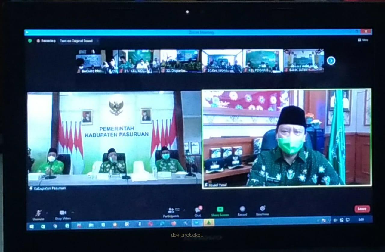 Bupati: Pandemi Bukan Halangan Bagi ASN Kabupaten Pasuruan Untuk Tetap Produktif Tingkatkan Pelayanan Publik 