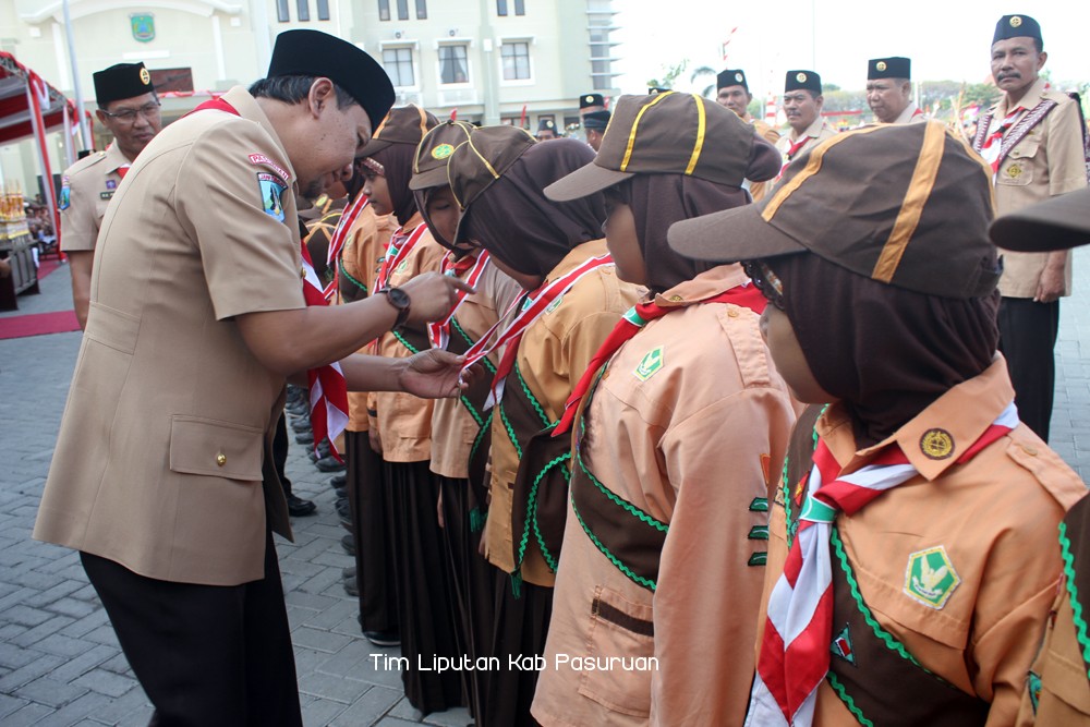 Bupati Irsyad Yusuf "Jangan Pernah Tinggalkan Pramuka, Karena Pramuka Mengajarkan Banyak Nilai Kemanusiaan"
