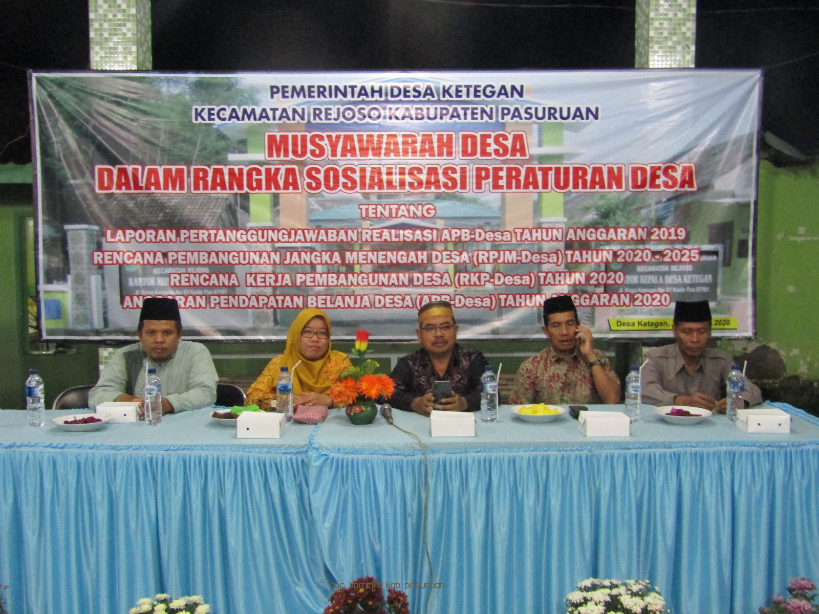 Sosialisasikan Peraturan Desa, Pemerintah Desa Ketegan Gelar Musdes 
