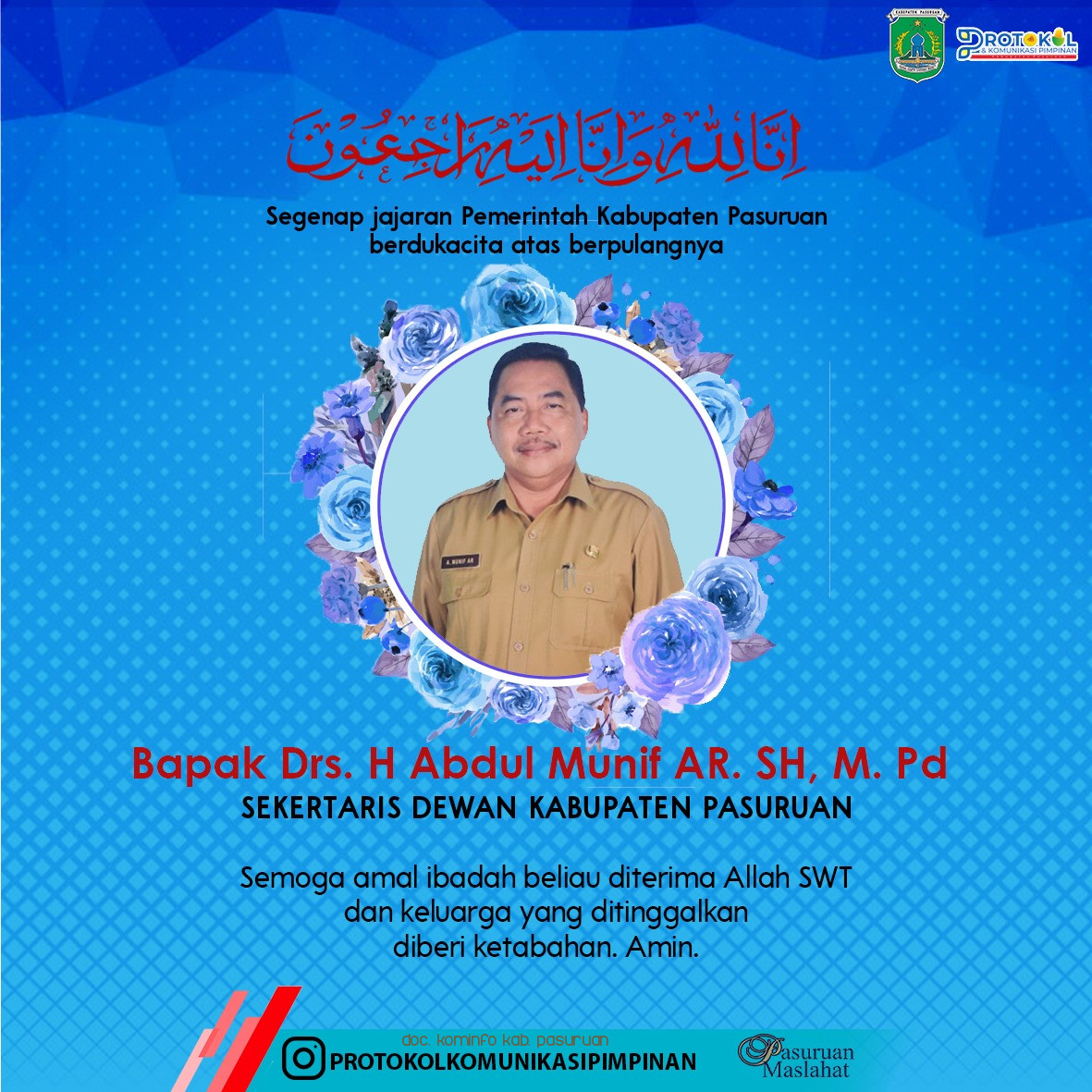 Dua Pekan Dirawat di RS Hermina, Sekwan Kabupaten Pasuruan Berpulang