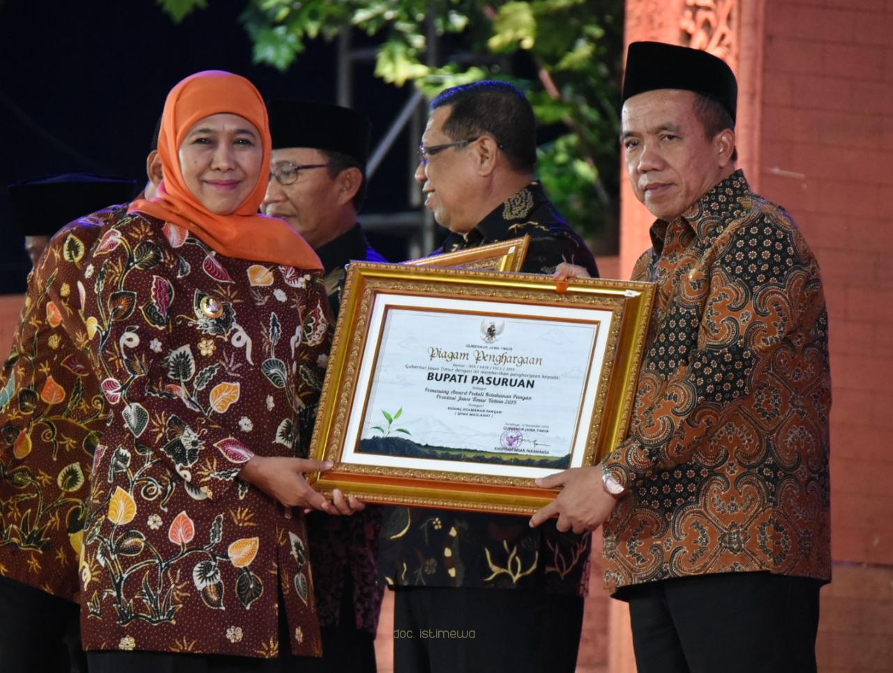 Kabupaten Pasuruan Raih Predikat Daerah Peduli Ketahanan Pangan Jawa Timur