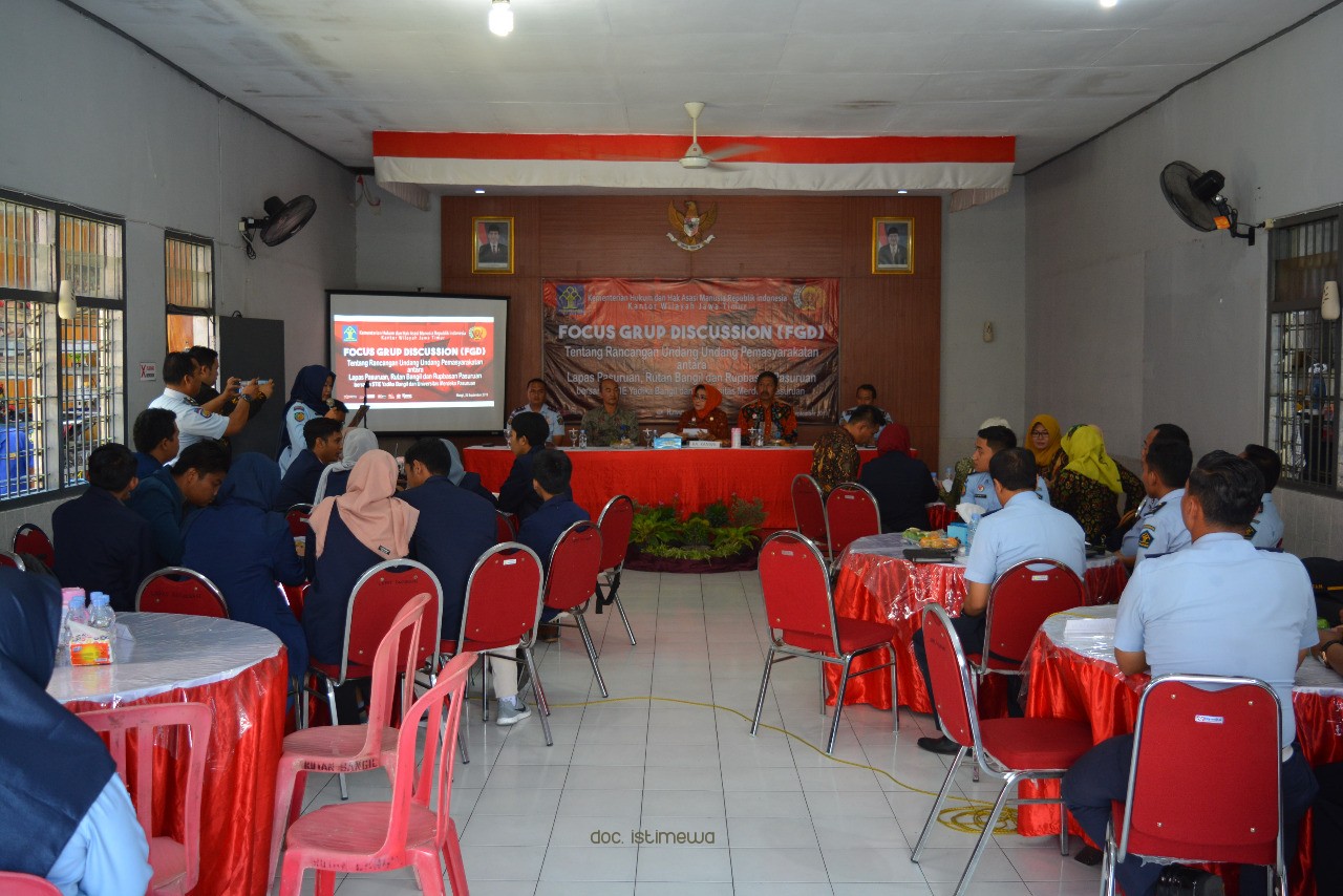 Rutan Bangil Gelar FGD RUU Pemasyarakatan
