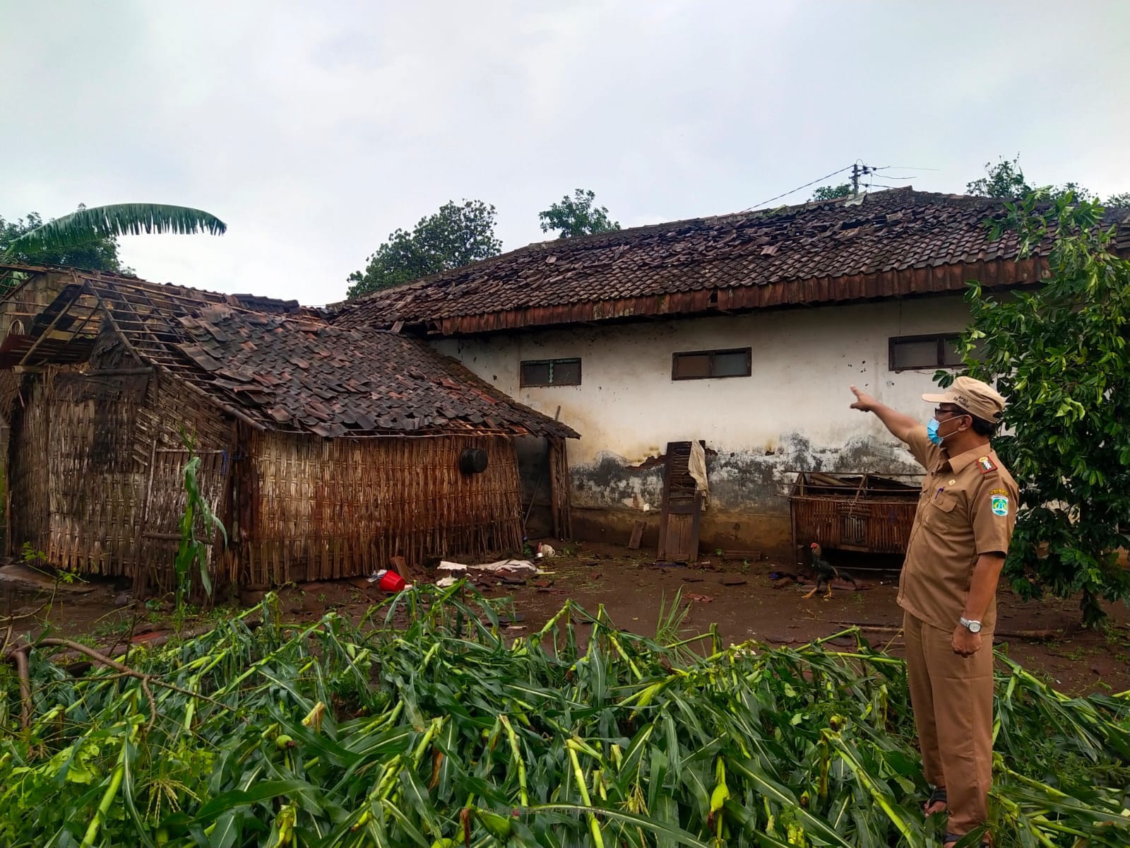 Puting Beliung, Ratusan Rumah di 2 Kecamatan di Kabupaten Pasuruan, Rusak