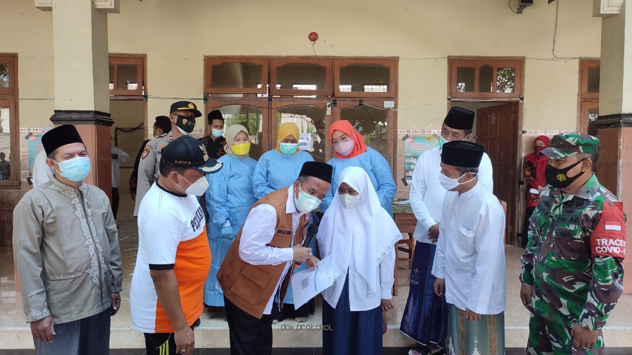 Cakupan Vaksinasi di Kabupaten Pasuruan 24,88%. Pemkab Pasuruan Minta Pemprov Jatim Agar Kirim Vaksin Lebih Banyak 