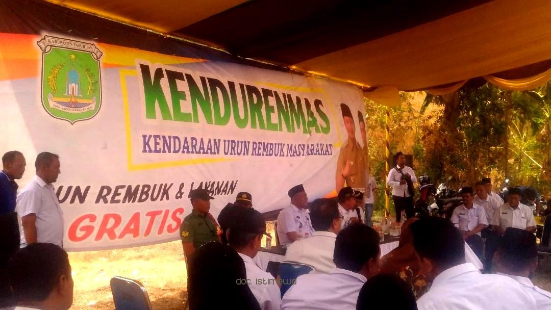 Kendurenmas di Sukorejo Ramai Pengunjung  