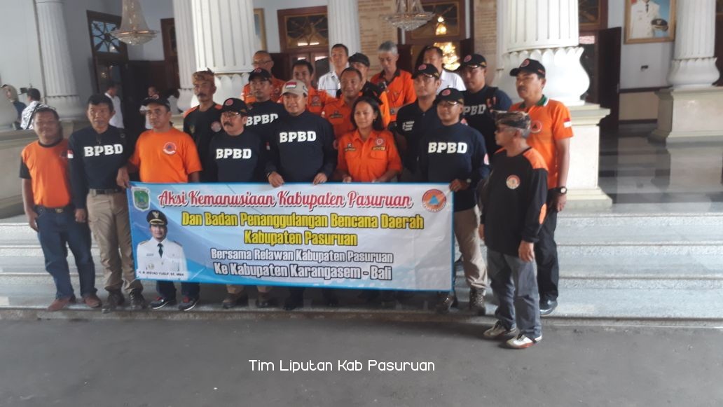 Pemkab Pasuruan, Relawan dan Masyarakat Tosari Bantu 6 ton Sayur Segar untuk Pengungsi Erupsi Gunung Agung 