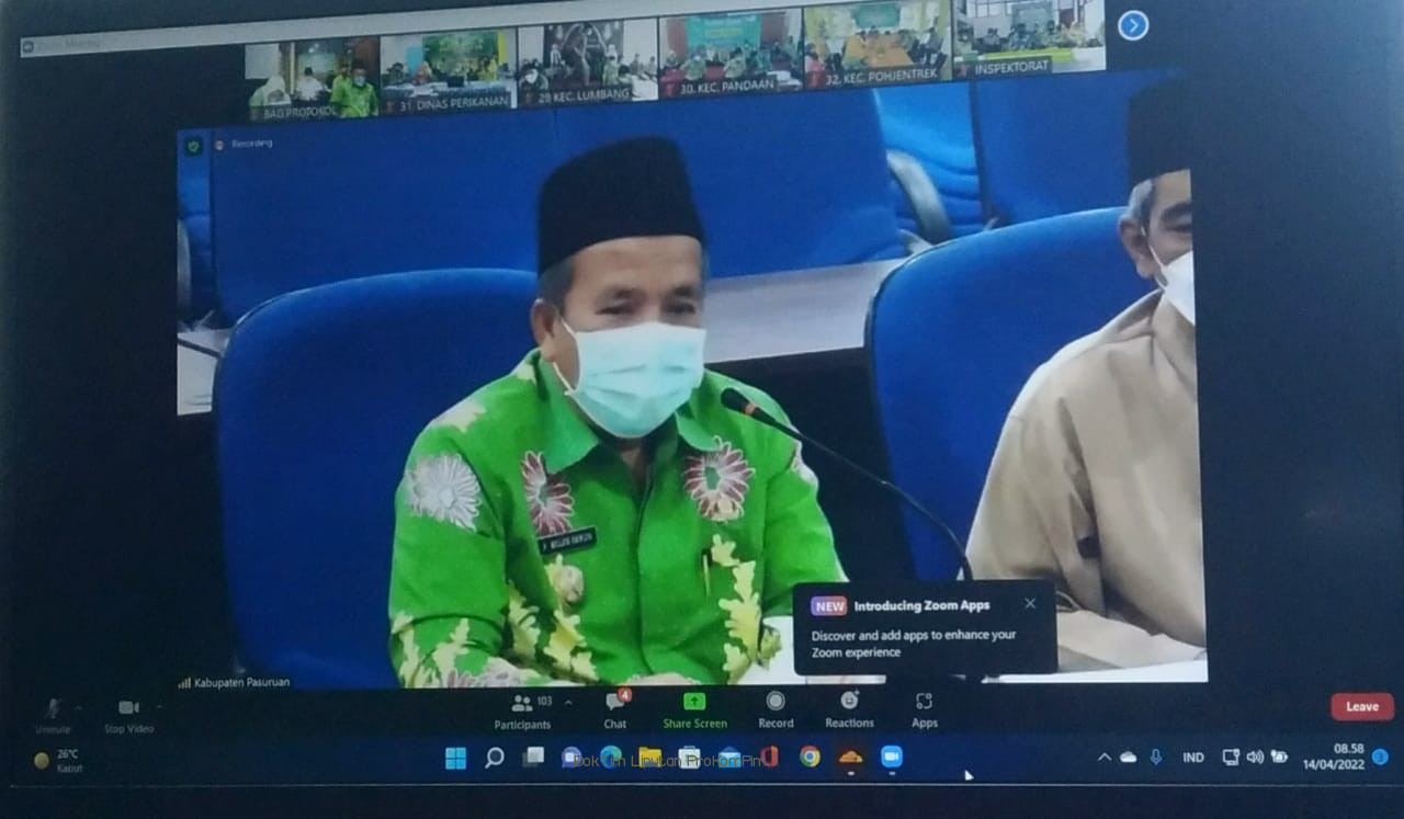 Wakil Bupati Ajak Camat Optimalkan Vaksinasi Booster Di Malam Hari 