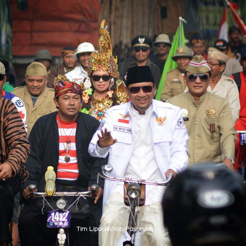Ribuan Ontelis Tanah Air ngontel Bareng Bupati Irsyad Yusuf