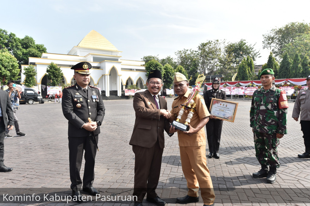 Hari Bhayangkara ke 78, Pj Bupati Andriyanto Apresiasi Peran 3 Pilar Jaga Kamtibmas di Desa/Kelurahan
