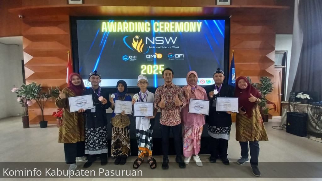 5 Pelajar SMAN 1 Pandaan Juara Olimpiade Matematika dan Fisika Nasional 2025