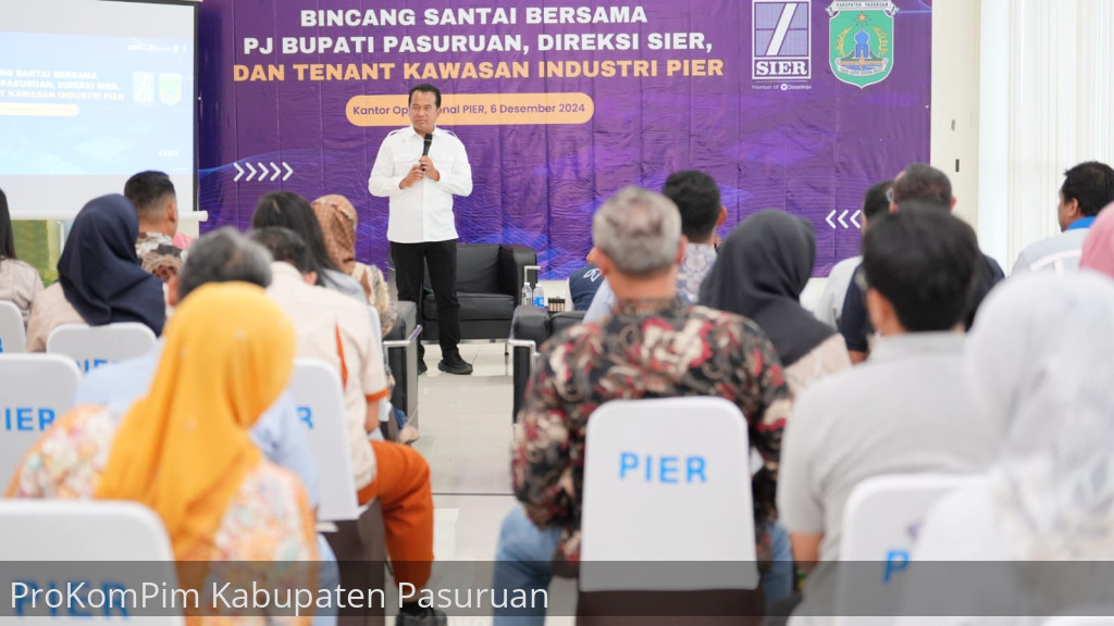 Bincang Santai Dengan Tenant Kawasan Industri PIER, Pj. Bupati Nurkholis Promosikan Ragam Potensi Kabupaten Pasuruan