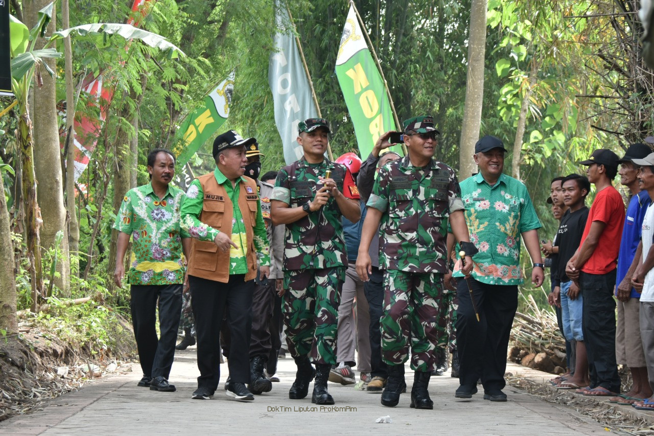 Program TMMD ke 113 di Kabupaten Pasuruan, Tuntas