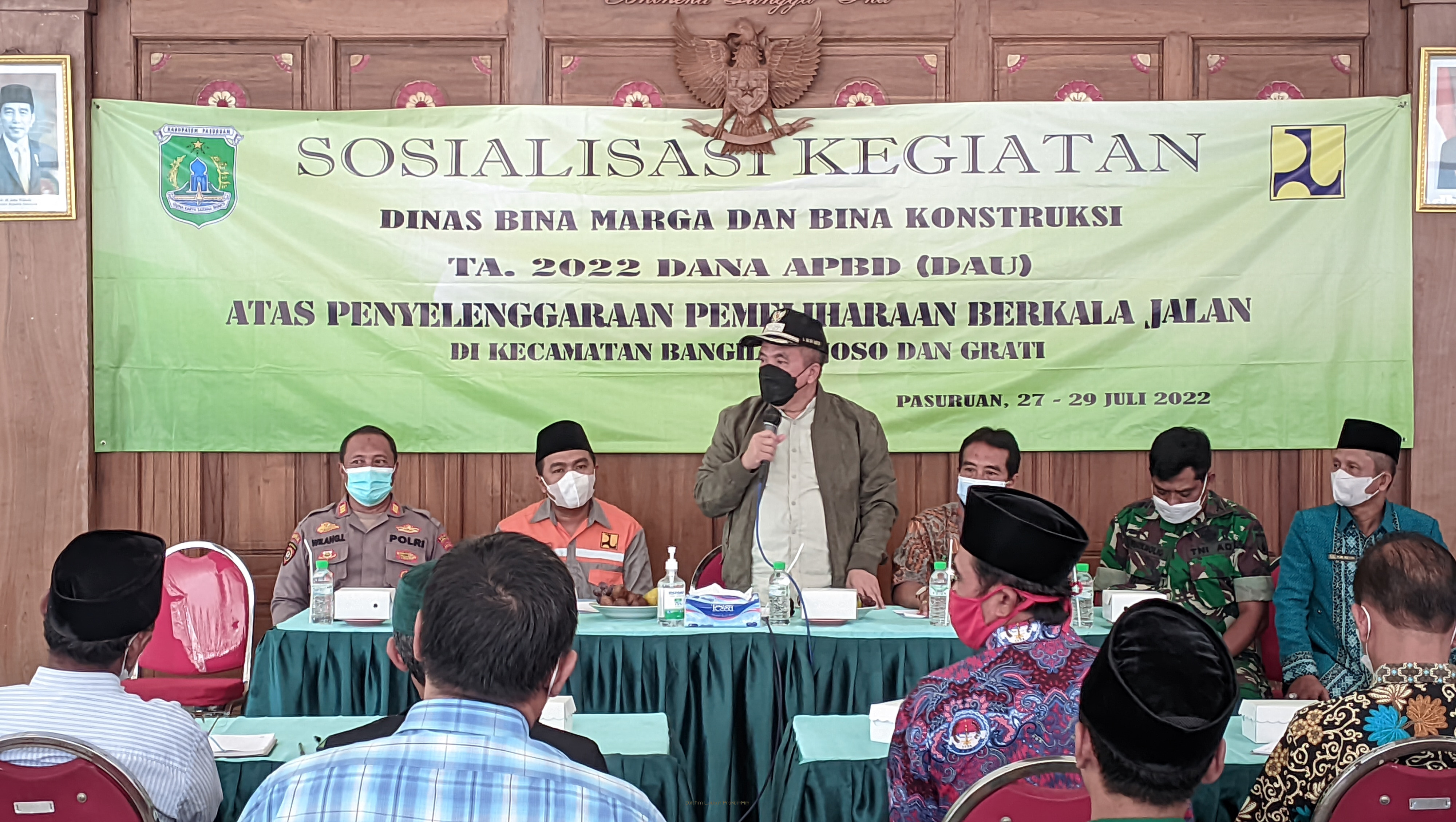 Percepat Perbaikan Infrastruktur Jalan, Pemkab Pasuruan Persisten Gelar Sosialisasi Pemeliharaan Berkala Jalan 
