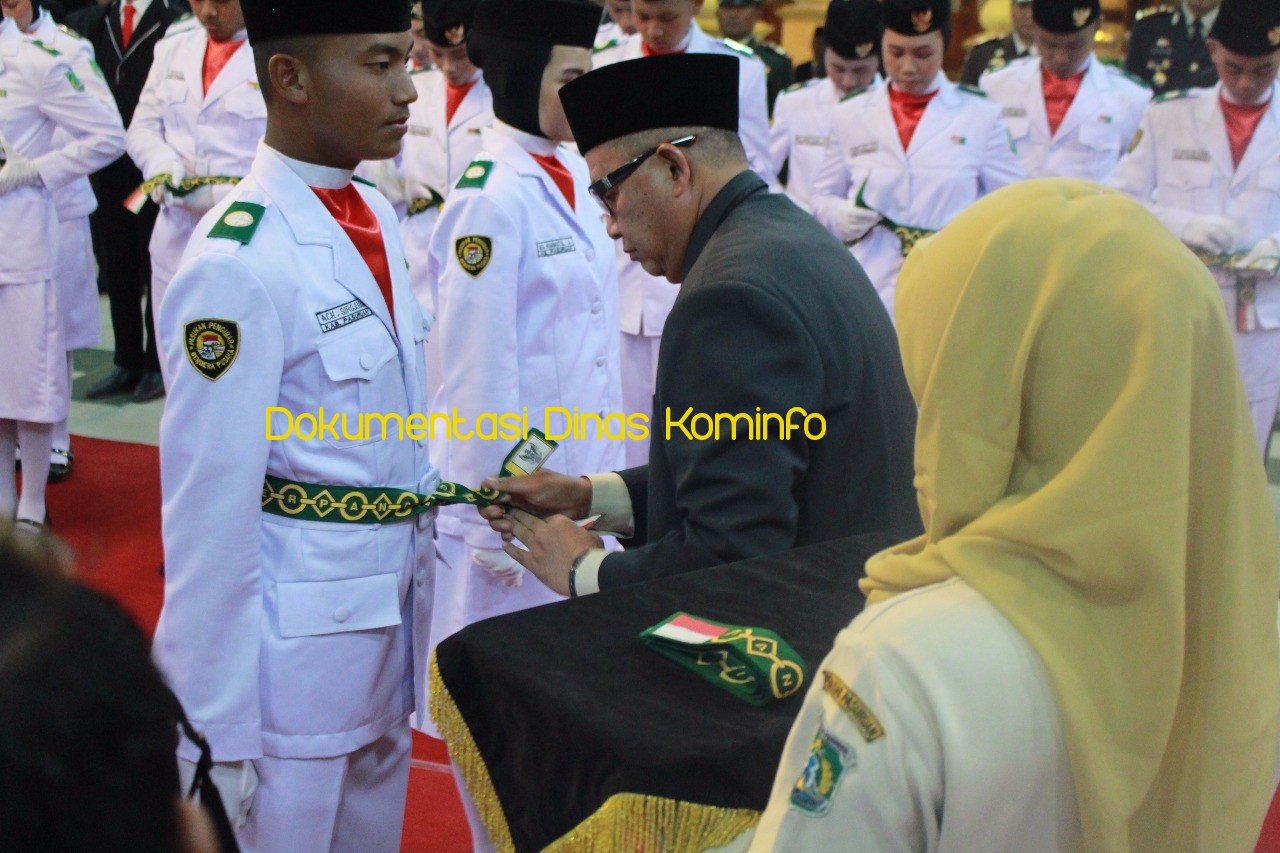 74 Paskibraka Kabupaten Pasuruan, Dikukuhkan
