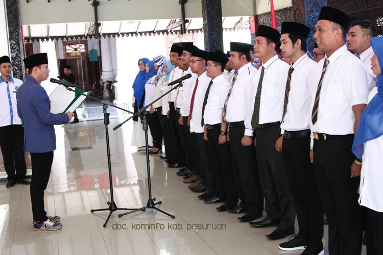Pengurus DPD KNPI Kabupaten Pasuruan 2019-2022, Dilantik