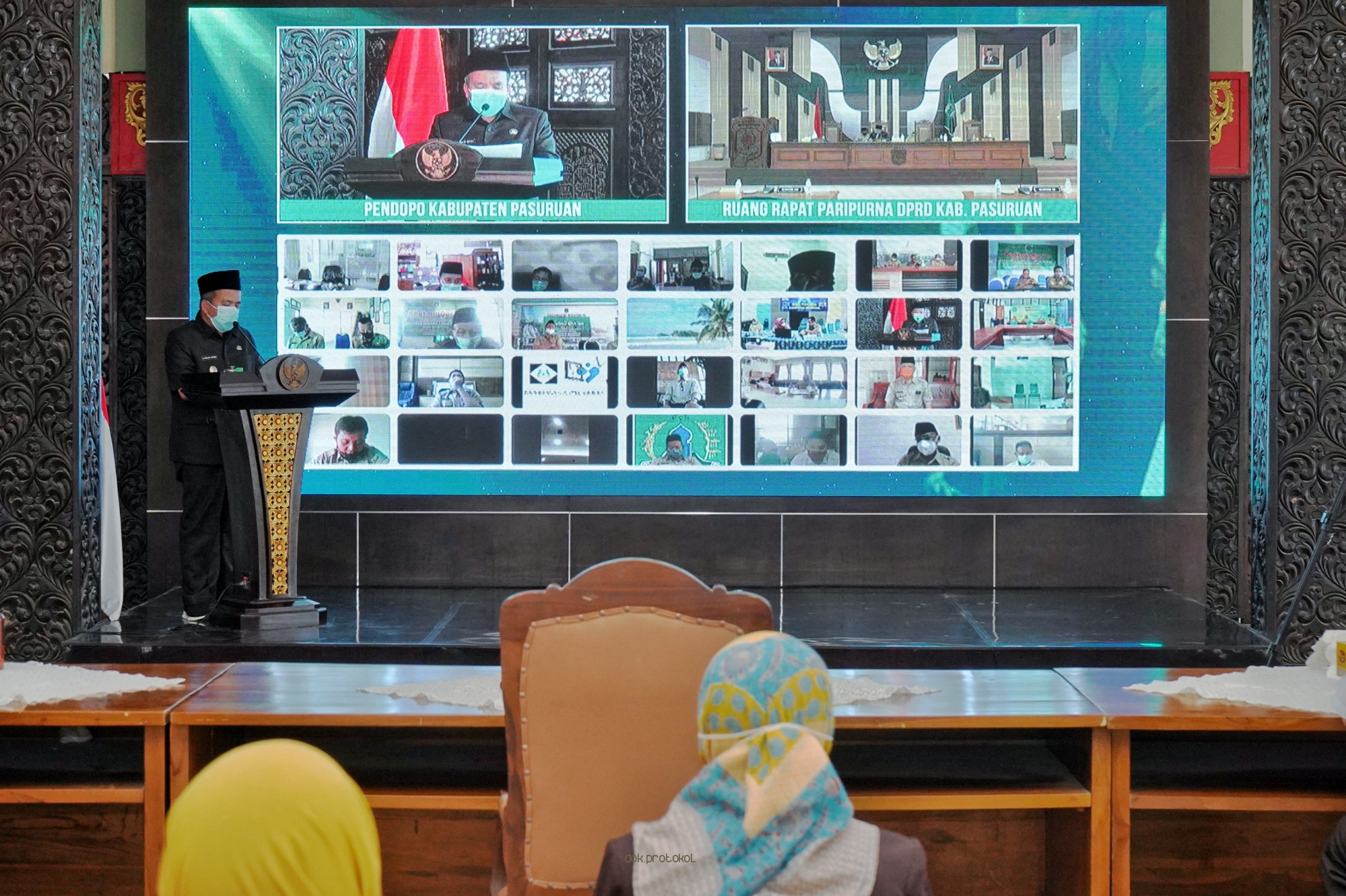 Pemkab Pasuruan Kembali Sampaikan Pandangan Terhadap Fraksi DPRD Kabupaten Pasuruan Dalam Pembahasan Rancangan APBD TA 2022