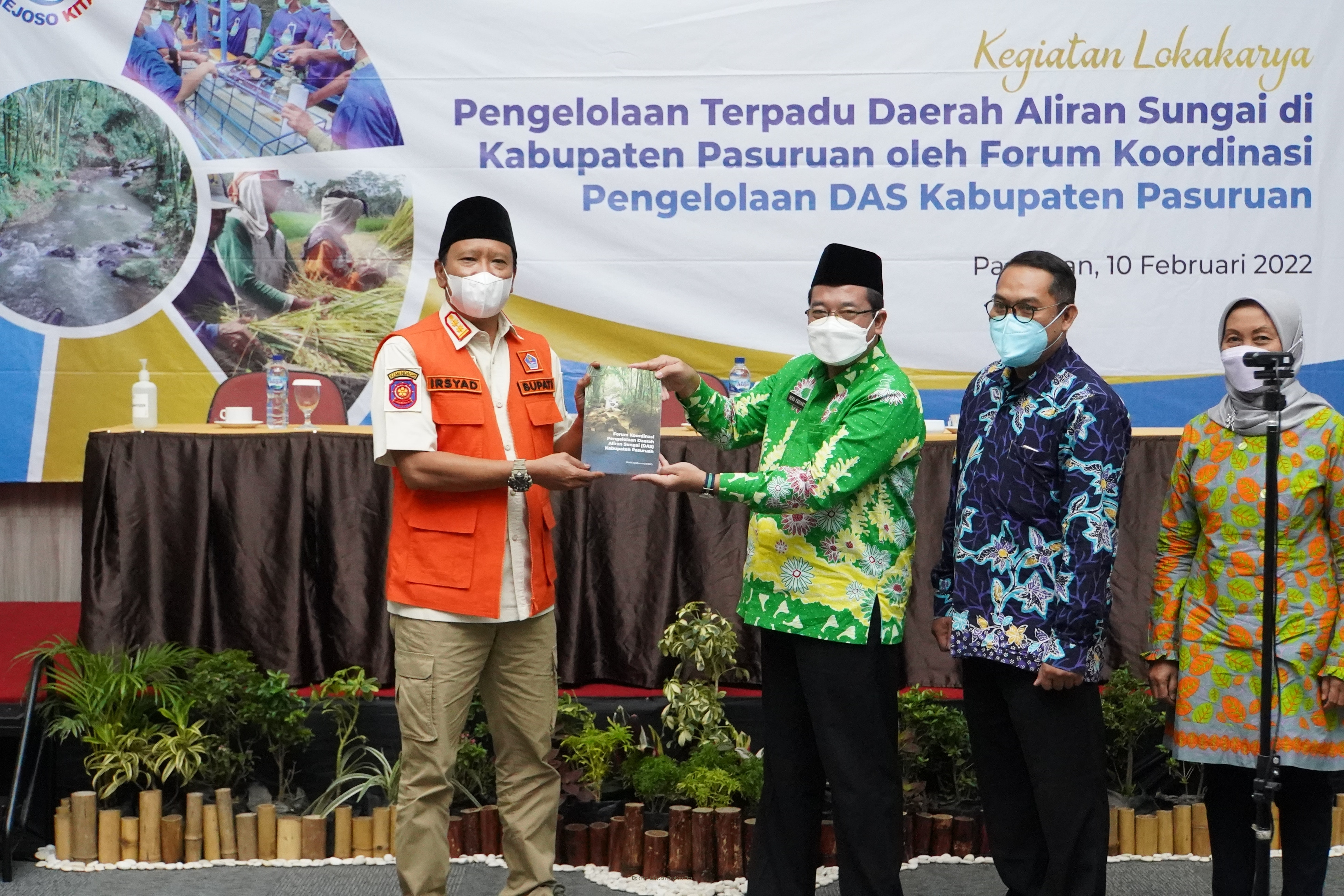 Bupati Irsyad Yusuf Kukuhkan Forum DAS Kabupaten Pasuruan Periode 2021-2026