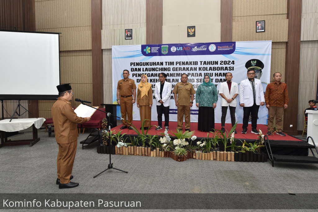 Tekan Kasus AKI dan AKB, Pj Bupati Andriyanto Kukuhkan Tim PENAKIB Kabupaten Pasuruan