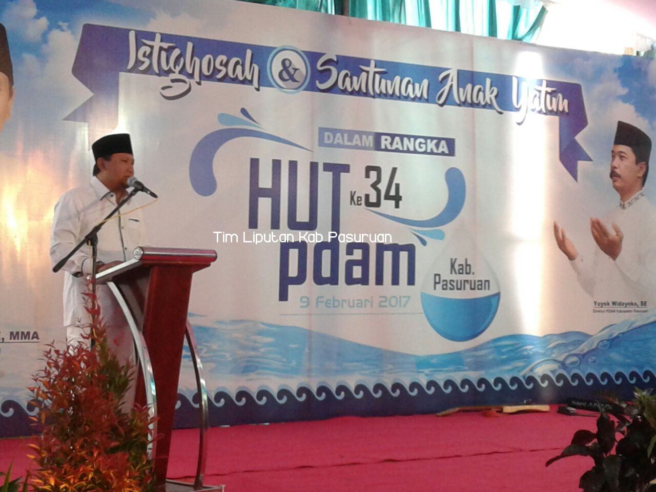 BUPATI IRSYAD BERI NAMA BARU PDAM "GIRI NAWA TIRTA"