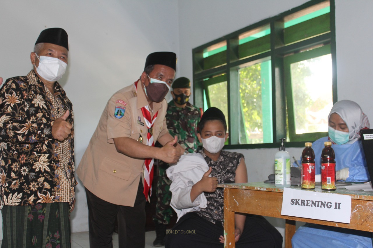 Wakil Bupati Kembali Tinjau Vaksinasi Secara Estafet 