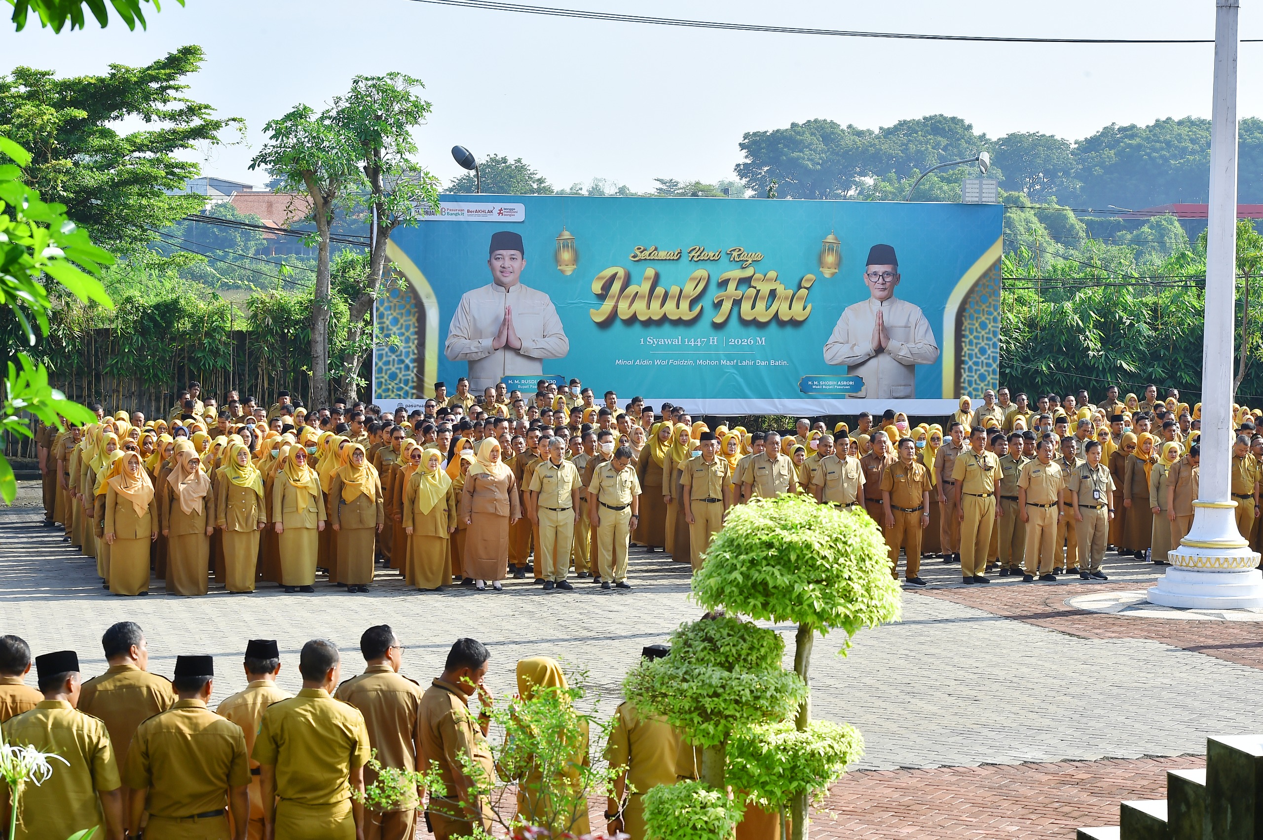 Sampul untuk Apel Pagi Bersama di Halaman Gedung Bupati Pasuruan