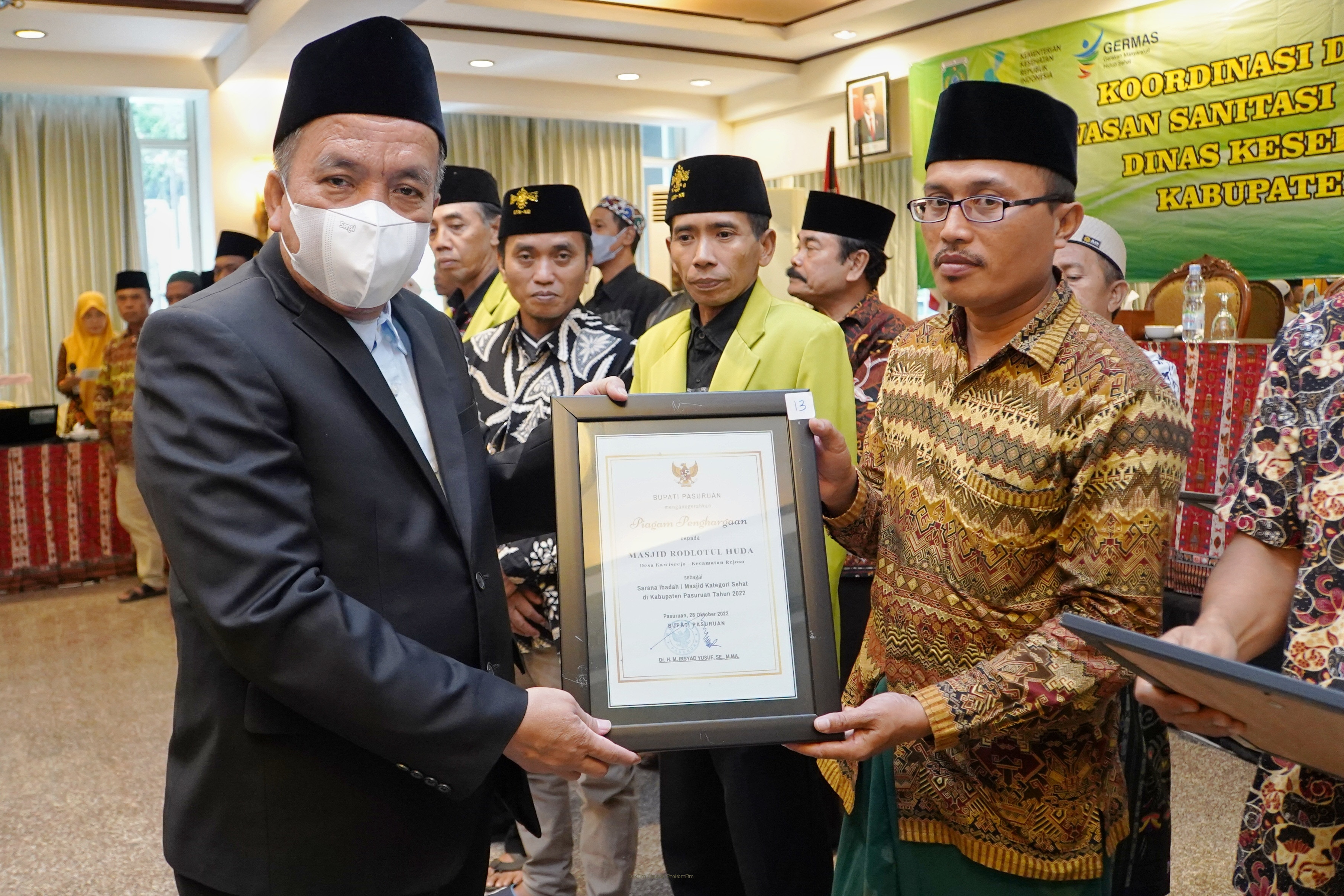  Tingkatkan Pengetahuan dan Keterampilan Pengelolaan Sanitasi Tempat Ibadah, Pemkab Pasuruan Gelar Sosialisasi  