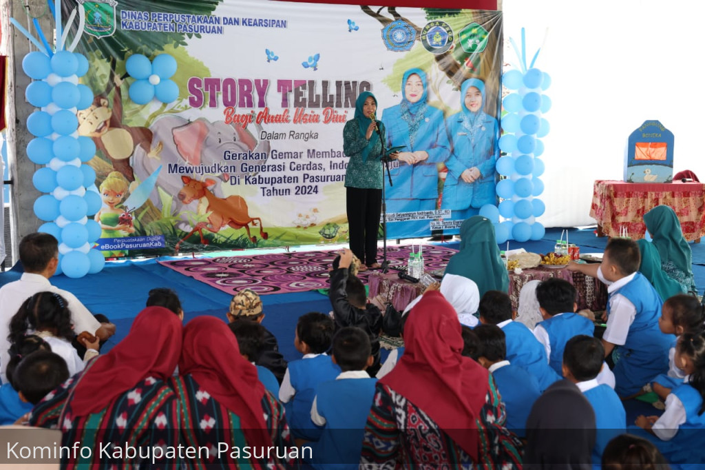 Tingkatkan Minat Baca, Pj Ketua TP PKK Ny Luhur Ajak Orang Tua Biasakan Bacakan Dongeng Ke Anak Sebelum Tidur