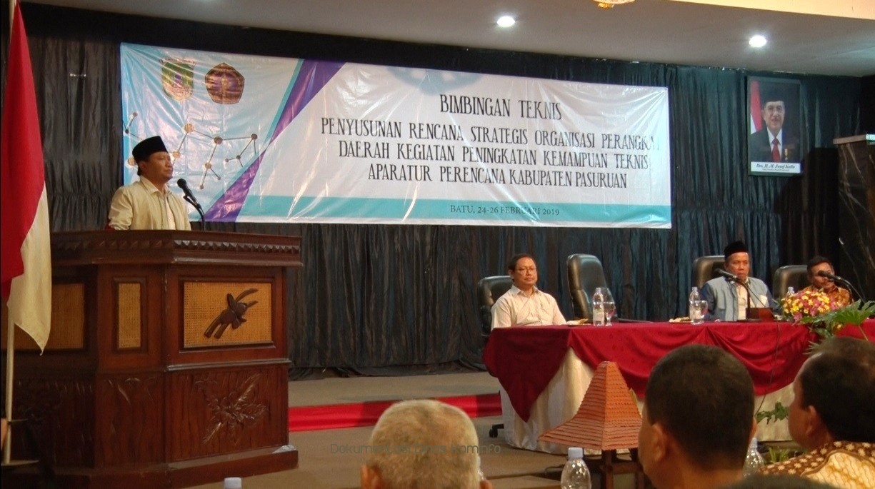 BIMTEK Penyusunan Rencana Strategis OPD di Lingkungan Pemkab Pasuruan