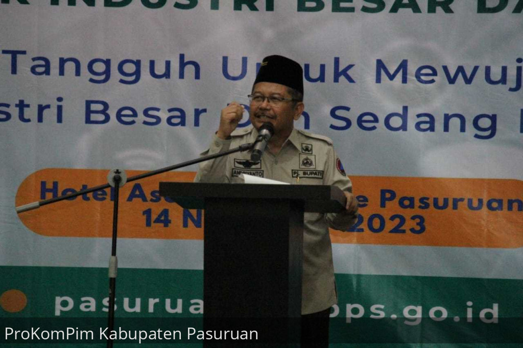 Buka FGD Satu Data Statistik Industri Kabupaten Pasuruan 2023, Pj. Bupati Andriyanto Minta Dunia Usaha Berperan Aktif Dalam Pelaporan Data