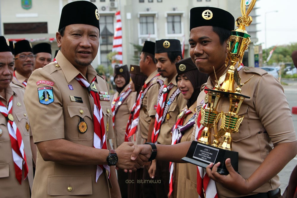 5 Pesan Bupati Irsyad Yusuf di Hari Pramuka Tahun 2019