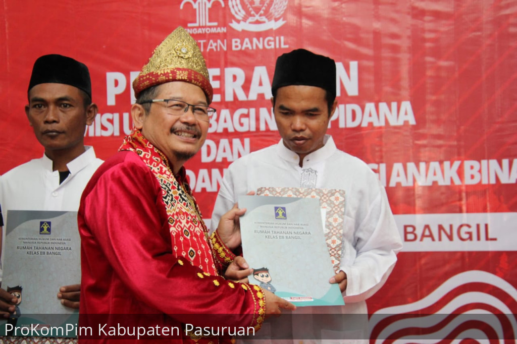 Pj. Bupati Andriyanto Minta Warga Binaan Rutan Kelas II Bangil Manfaatkan Remisi Sebagai Kilas Balik Jadi Pribadi Yang Lebih Baik