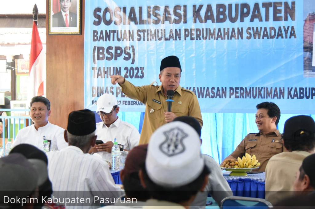 Maksimalkan Program RTLH, Pemkab Pasuruan Siap Optimalkan BSPS