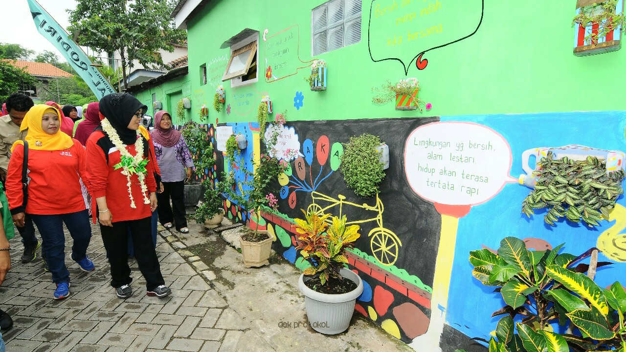 TP PKK Desa Ranuklindungan, Kecamatan Grati Juara Pelaksana Terbaik Kategori Lingkungan Bersih dan Sehat se-Jawa Timur